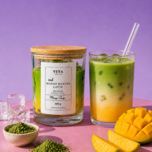 Iced Mango Matcha Latte